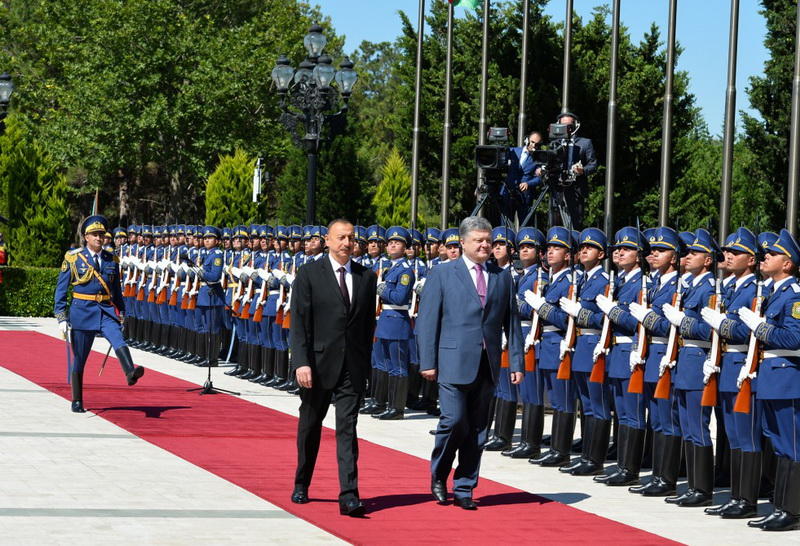 Официальный визит президента Украины в Азербайджан