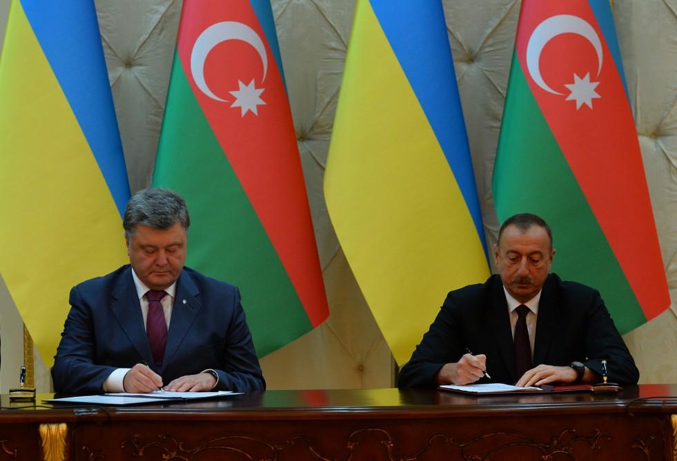 Официальный визит президента Украины в Азербайджан