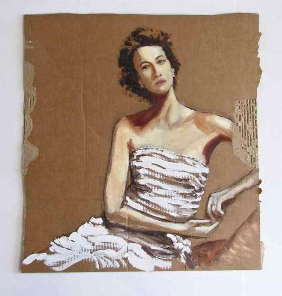 "Картинная галерея" Day.Az: Искусство на гофрокартоне