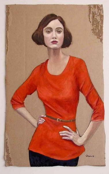 "Картинная галерея" Day.Az: Искусство на гофрокартоне