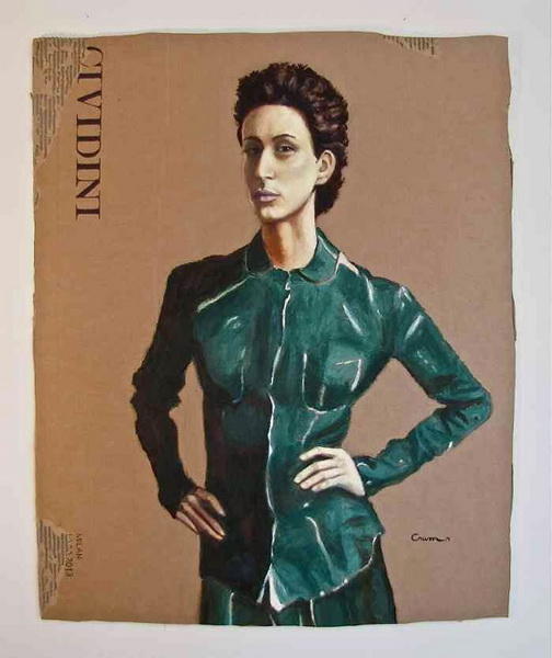 "Картинная галерея" Day.Az: Искусство на гофрокартоне