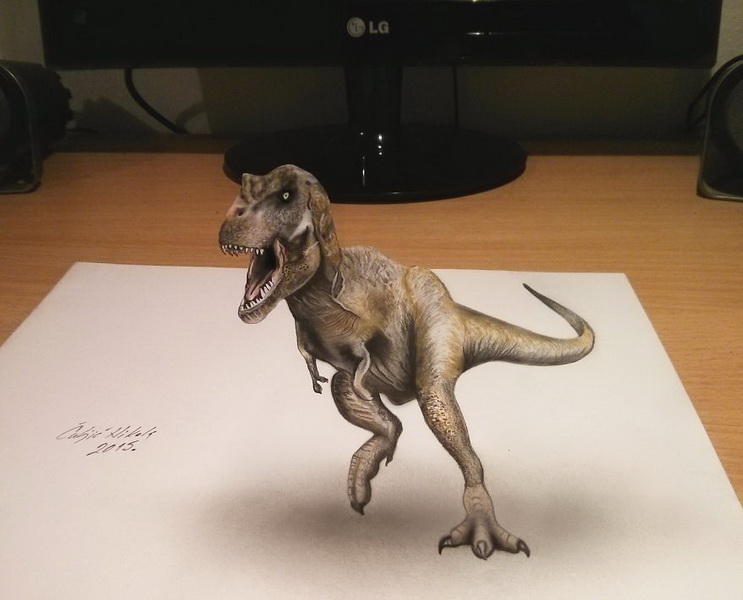 Как живые: гиперреалистичные 3D-рисунки