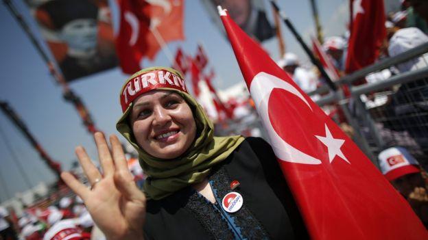 Многомиллионный митинг в Стамбуле