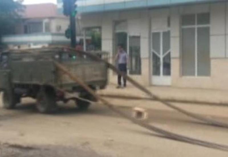 Sürücü yükdaşıma qaydalarını kobud şəkildə pozur