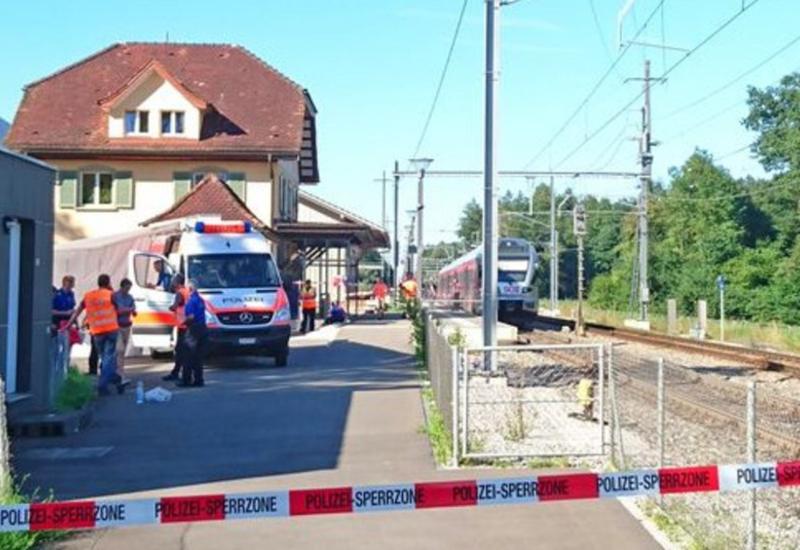 Первые кадры с места нападения на поезд в Швейцарии