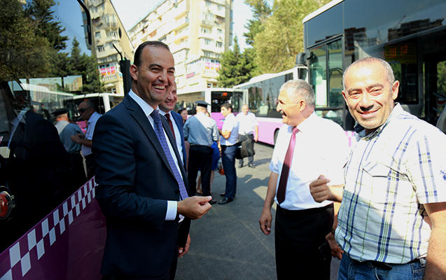 Bu gündən etibarən bu avtobuslar kart sisteminə keçdi