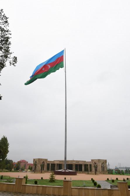 Поездка Президента Ильхама Алиева в Масаллинский, Билясуварский и Сальянский районы