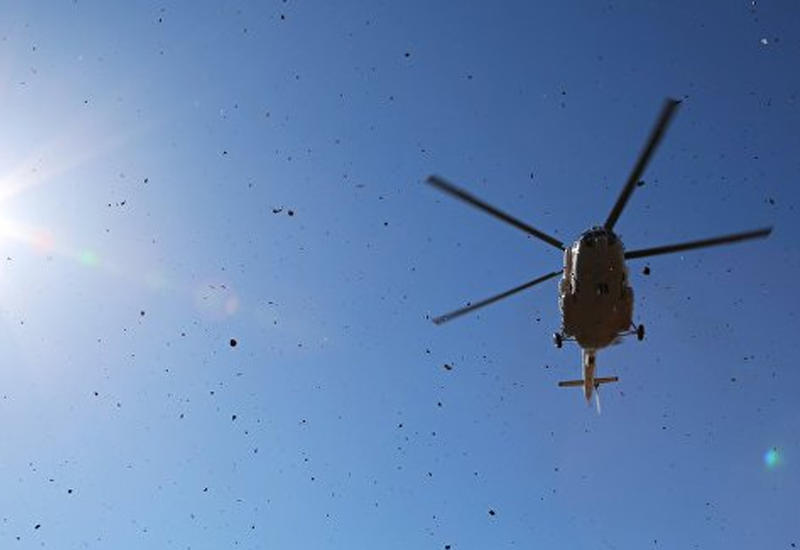 В Индии разбился военный вертолет