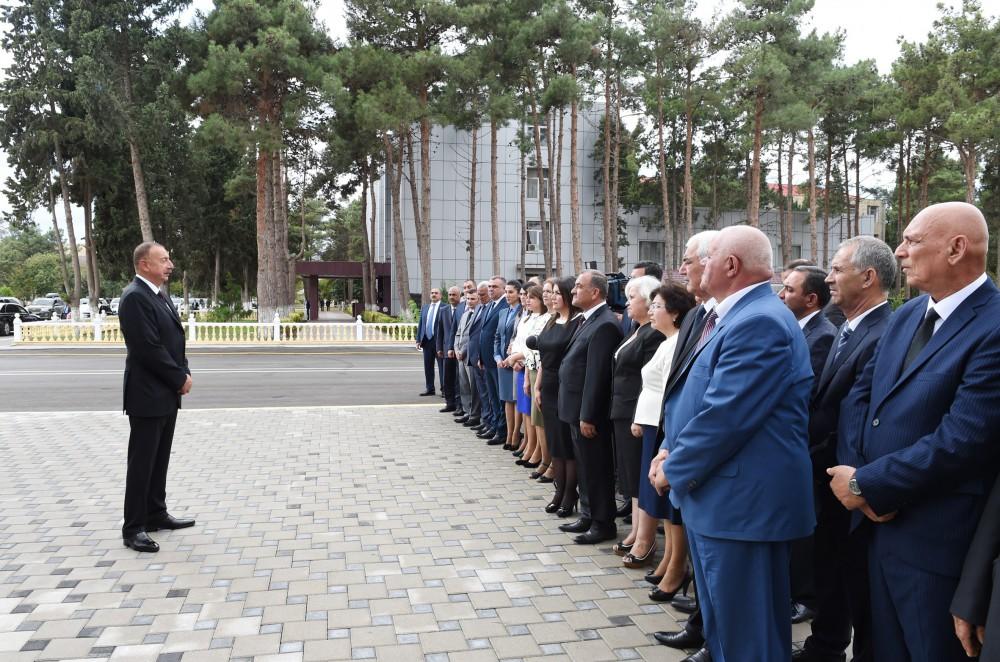 Поездка Президента Ильхама Алиева в Масаллинский, Билясуварский и Сальянский районы
