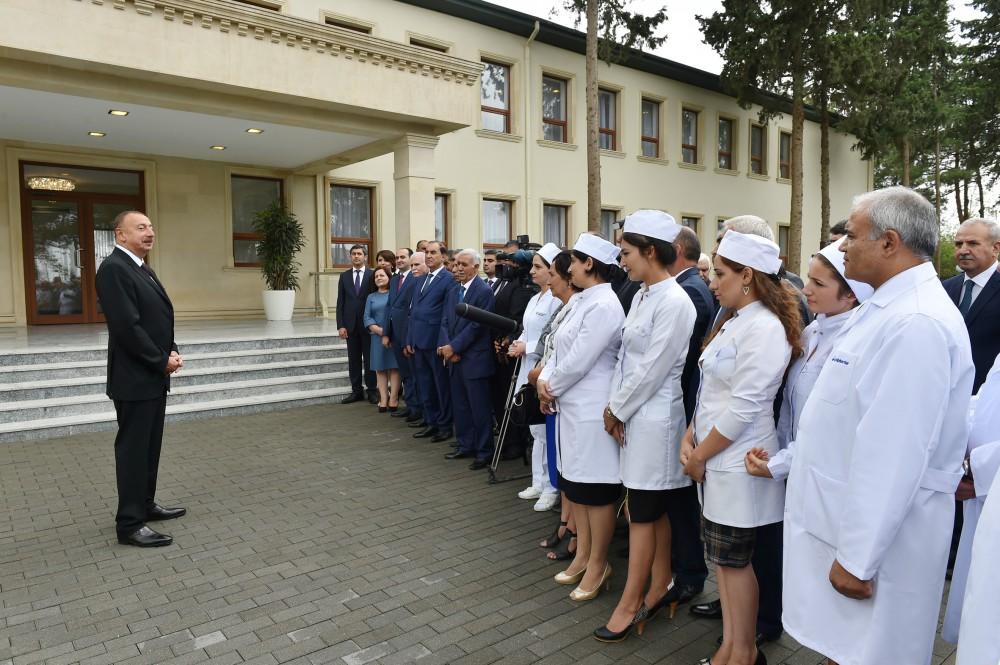 Поездка Президента Ильхама Алиева в Масаллинский, Билясуварский и Сальянский районы