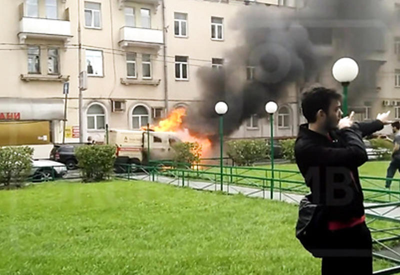 Нападение на инкассаторов в Москве попало на камеры