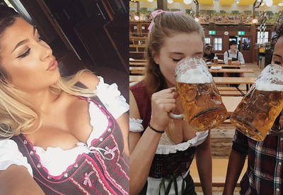 Красивые девушки и море пива: в Германии отмечают Октоберфест-2016 <span class="color_red">- 19 ФОТО</span>