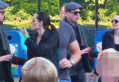 Джоли и Питт разругались на глазах у детей <span class="color_red">- ФОТО</span>