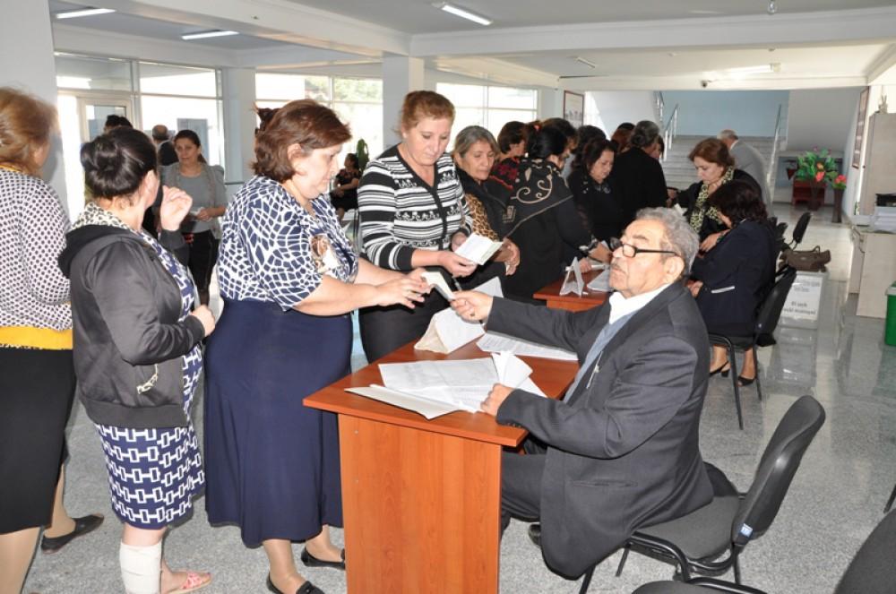 Şəmkir, Tovuz, Qazax və Ağstafada səsvermə prosesi uğurla davam edir