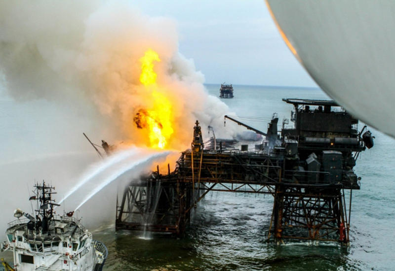 “Günəşli” yatağında yanğın söndürülüb