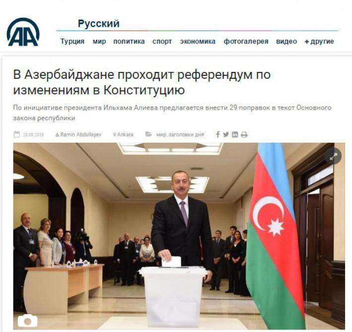 Referendum Türkiyə mediasında