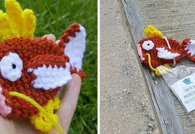 Кто-то вяжет реальных игрушечных покемонов и оставляет их на улицах города, чтобы другие могли их найти <span class="color_red">- ФОТО</span>