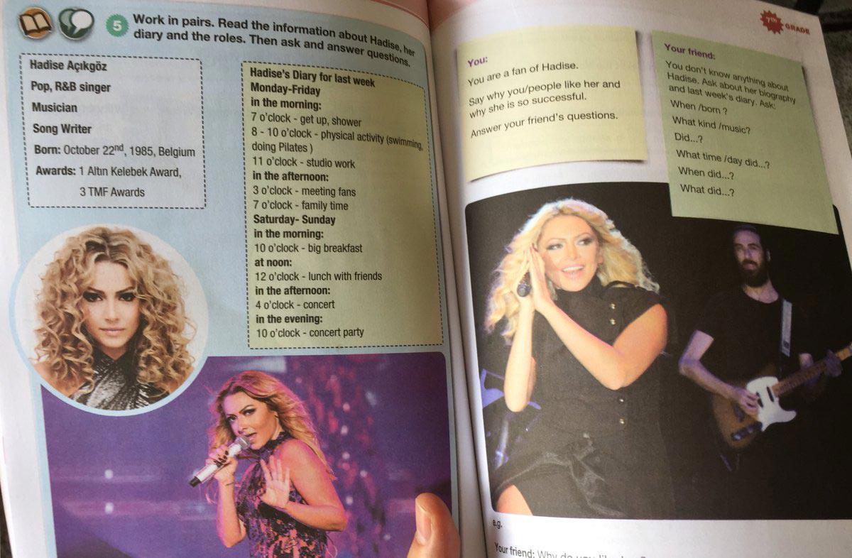 Murat və Hadisə 7-ci sinif dərsliyində