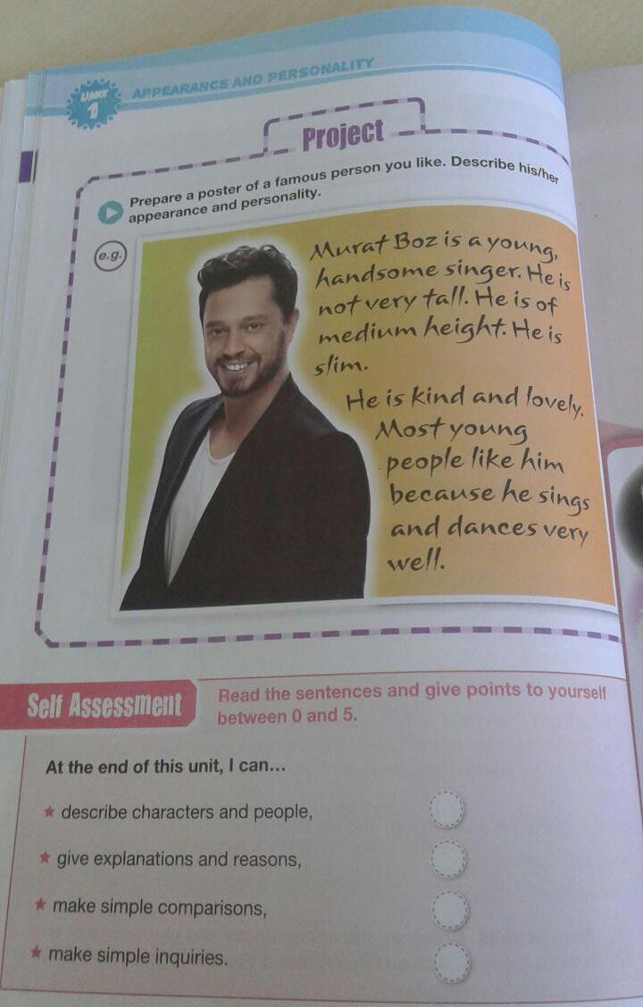 Murat və Hadisə 7-ci sinif dərsliyində