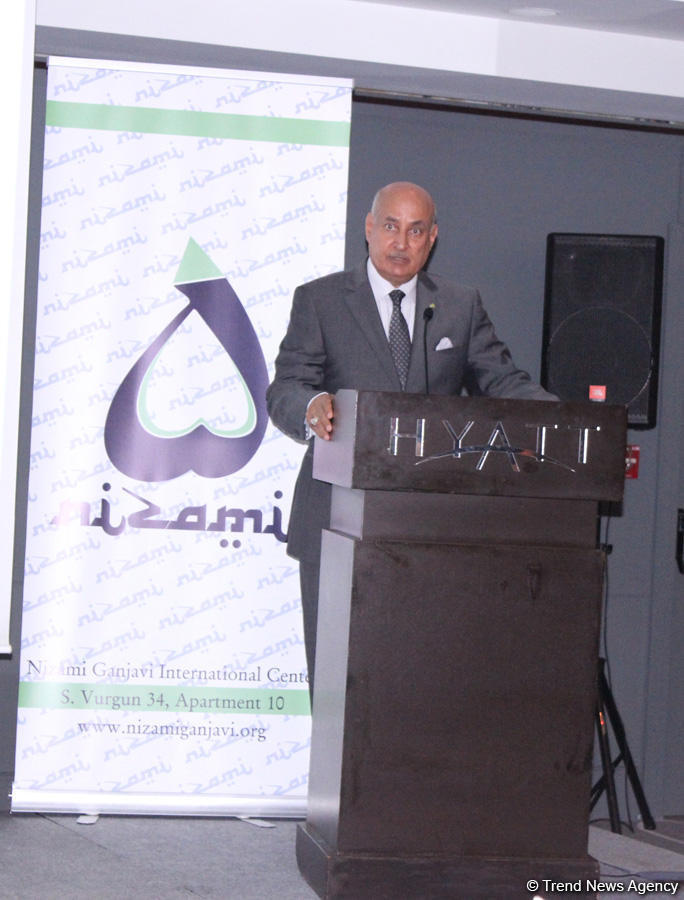 Торжественная презентация проекта "Газели Низами" с участием известных деятелей культуры и спорта