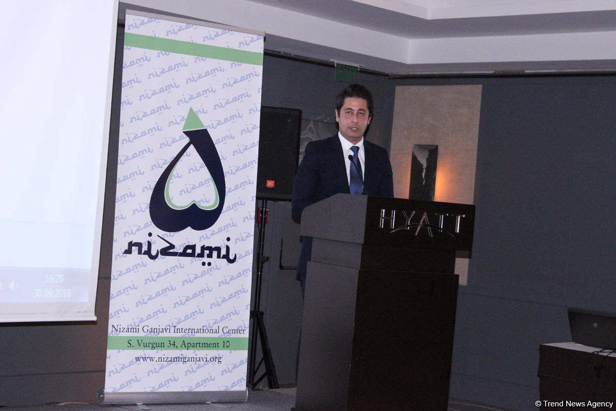 Торжественная презентация проекта "Газели Низами" с участием известных деятелей культуры и спорта