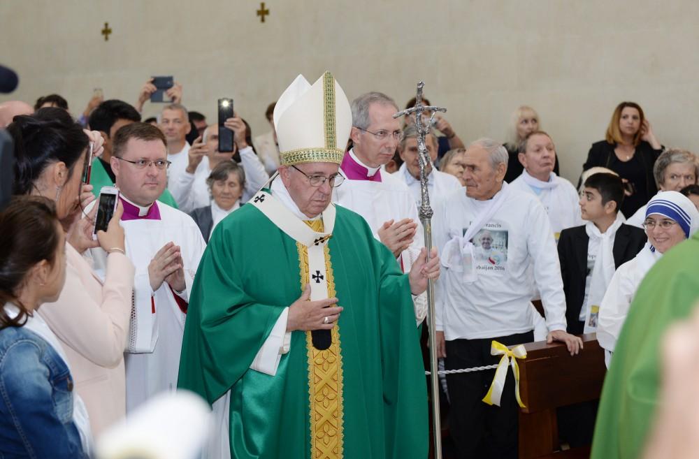 Визит Папы Римского Франциска в Азербайджан