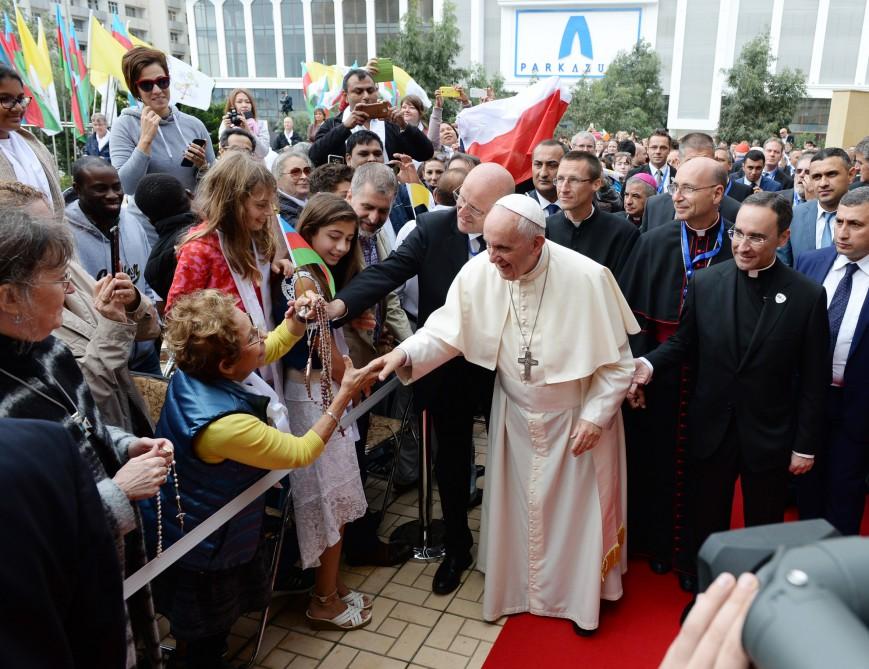 Визит Папы Римского Франциска в Азербайджан