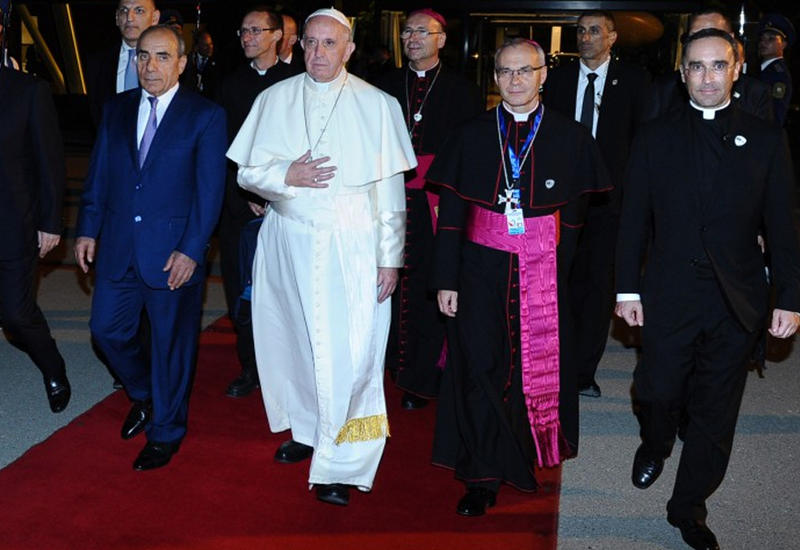 Завершился визит Папы Римского Франциска в Азербайджан