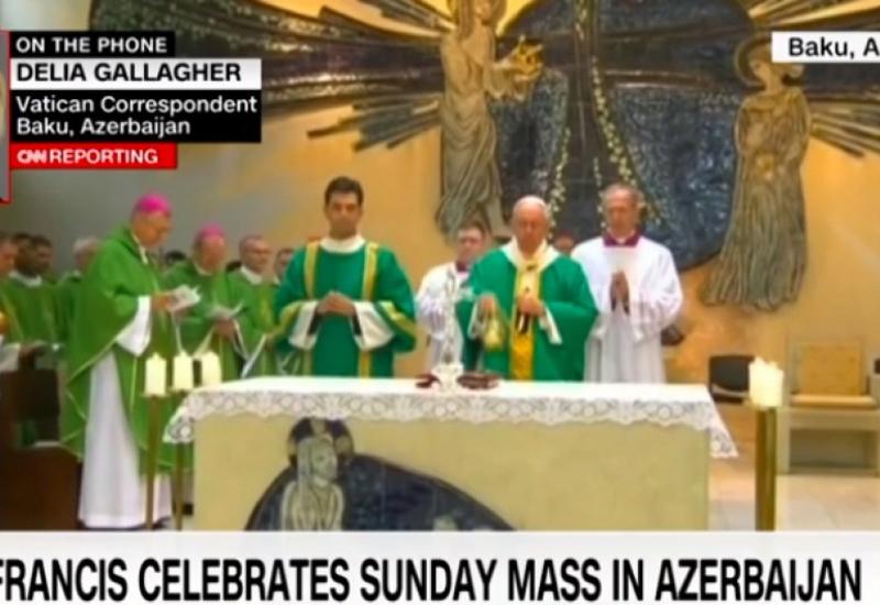 CNN показала сюжет о визите Папы Римского в Азербайджан