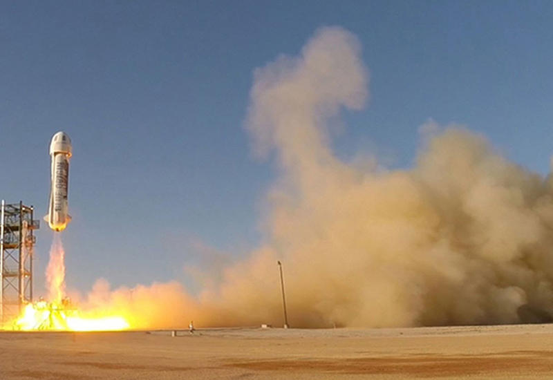 Blue Origin в пятый раз успешно посадила многоразовую ракету