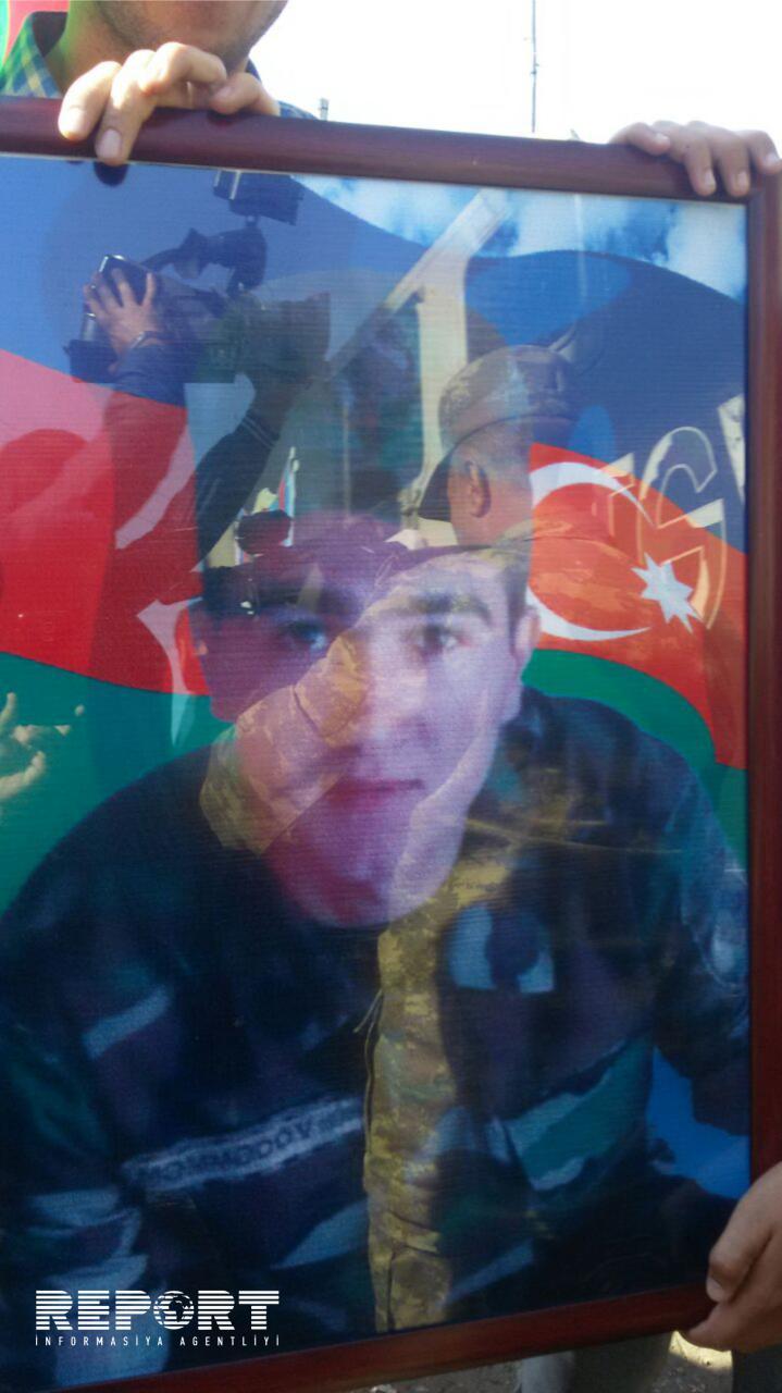 Азербайджанского шехида похоронили в Бардинском районе