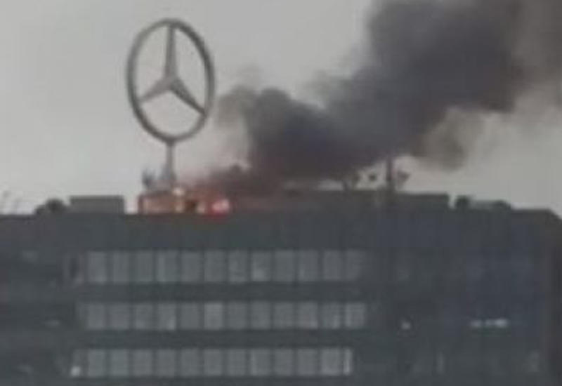 В Германии сгорел офис компании Mercedes