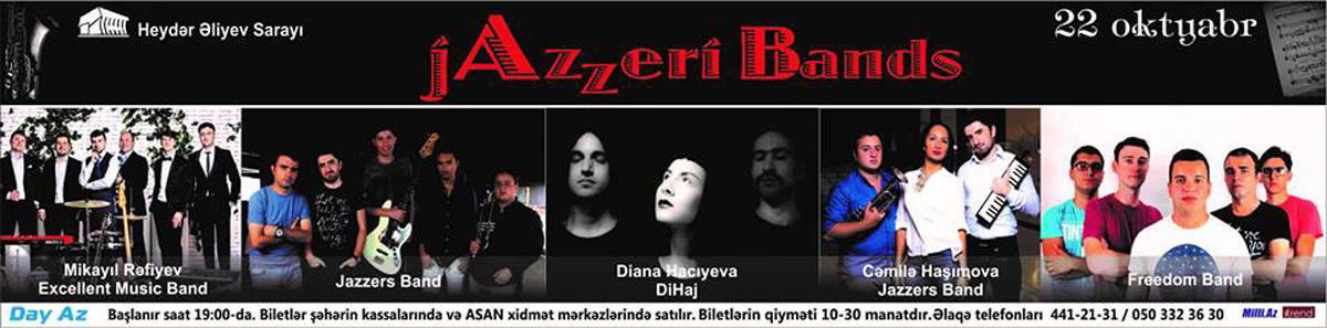 В Баку пройдет вечер джаза jAzzeri Bands