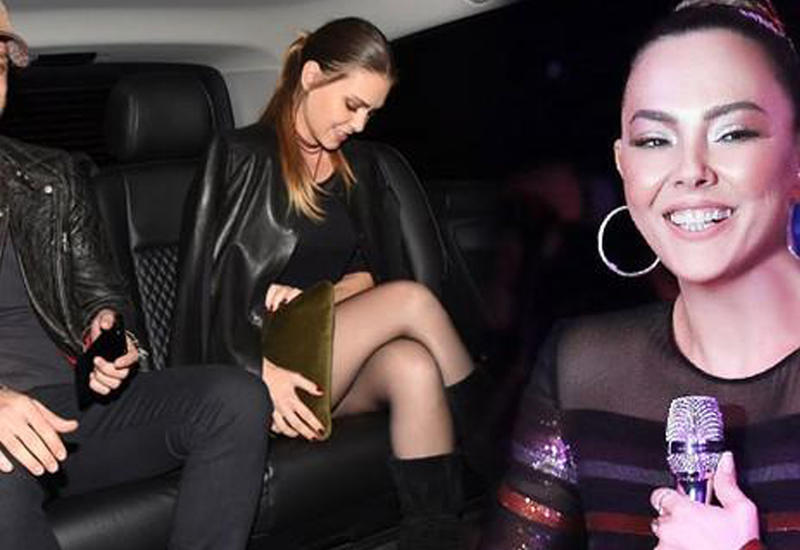 Murad Boz, sevgilisi və Hadisə Ebru Gündeşin konsertində