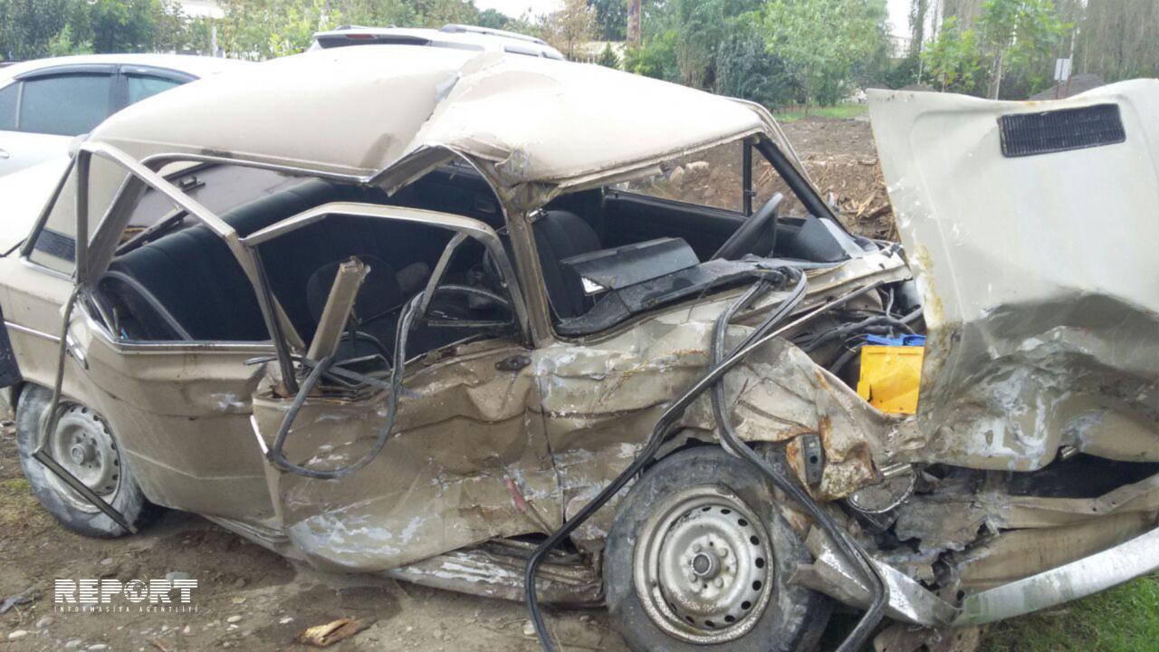 Bərdədə yol qəzası: