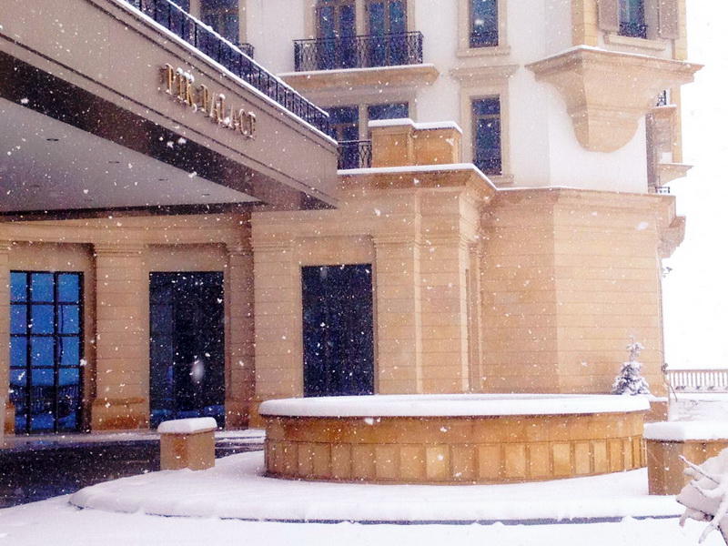 В Азербайджане выпал снег