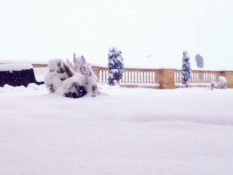 В Азербайджане выпал снег