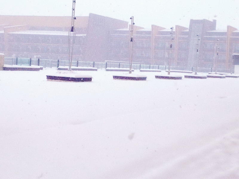 В Азербайджане выпал снег