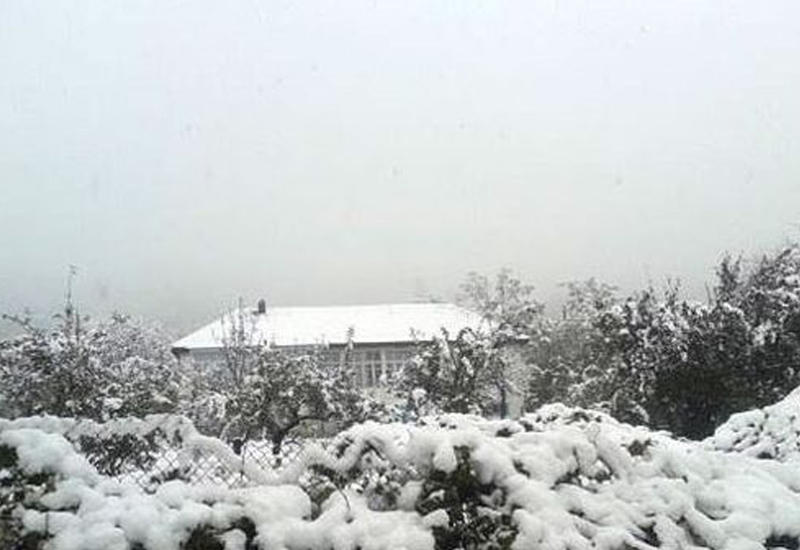 Cənub bölgəsinə ilk qar yağdı