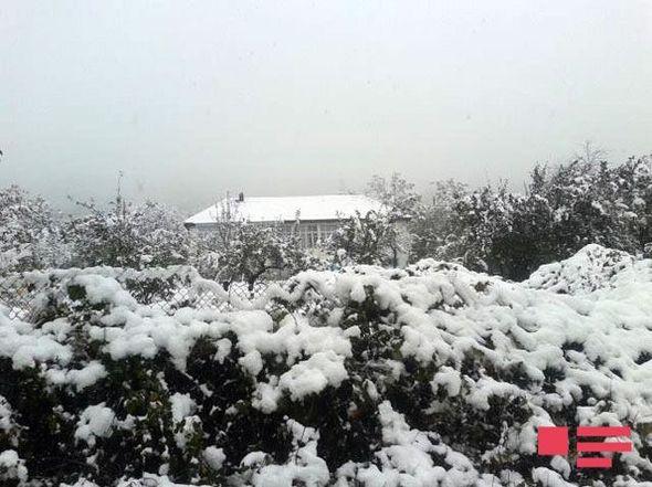 Cənub bölgəsinə ilk qar yağdı