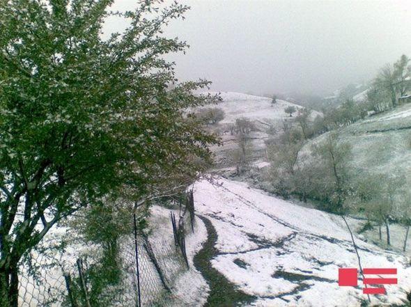 Cənub bölgəsinə ilk qar yağdı