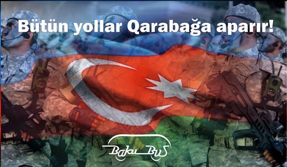 Bakı avtobuslarında Qarabağ sevgisi