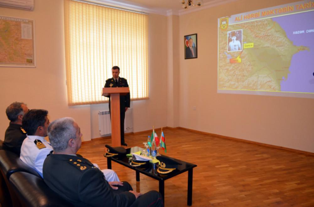 İranlı hərbçilər Heydər Əliyev adına Azərbaycan Ali Hərbi məktəbində