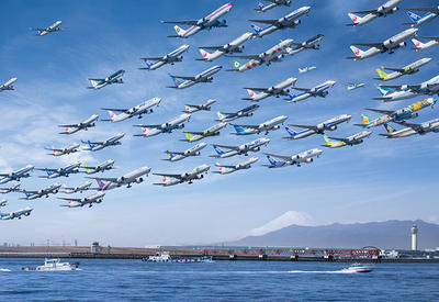 Стаи железных птиц: как выглядят транспортные потоки в аэропортах мира <span class="color_red">- ФОТО</span>