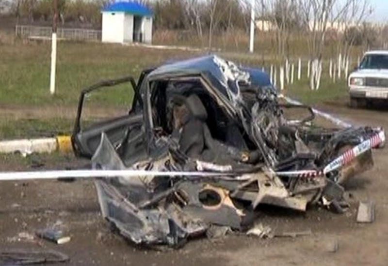 Тяжелая авария в Мингячевире, много пострадавших