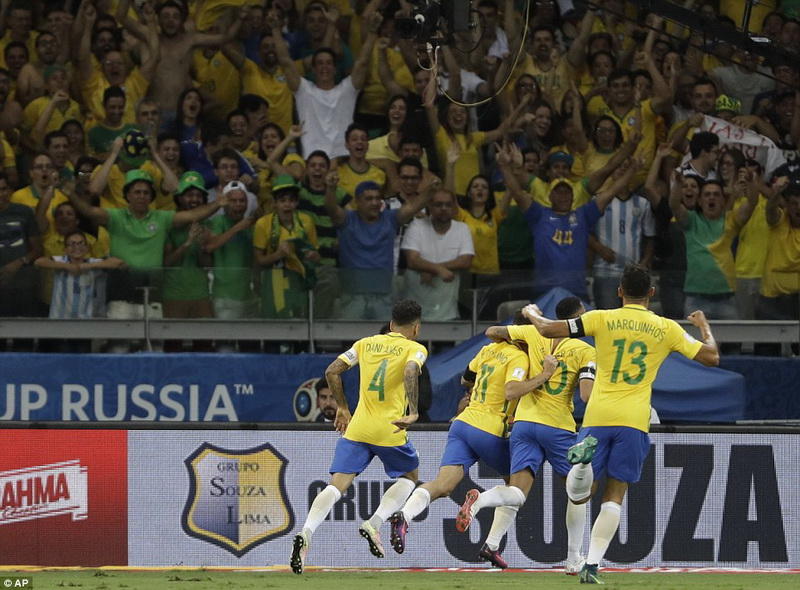 Квалификация ЧМ-2018: Бразилия с Неймаром разгромила Аргентину с Месси