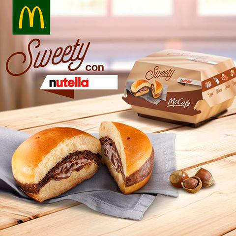 В McDonald’s появится  бургер с «Нутеллой»