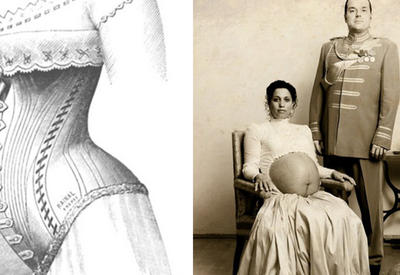 7 безумных вещей, которые делали беременные женщины в прошлом <span class="color_red">- ФОТО</span>