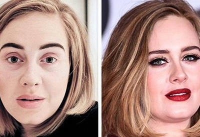 Звезды с макияжем и без <span class="color_red">- ФОТО</span>