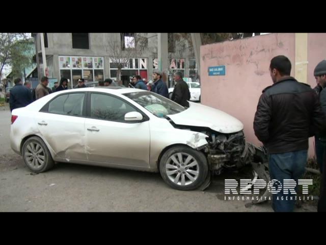 İmişlidə qəza: xəsarət alan var